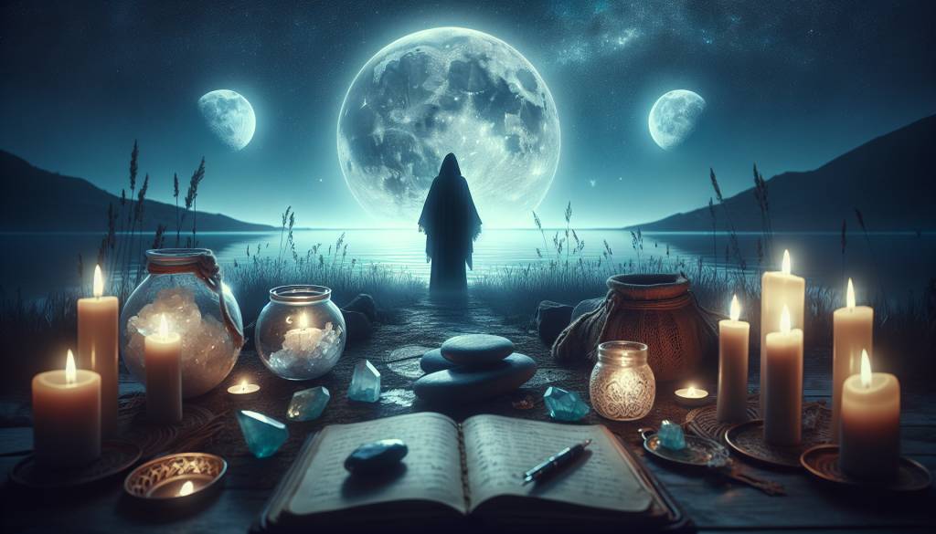 Rituels et espoir: voeux de la pleine lune en pratique