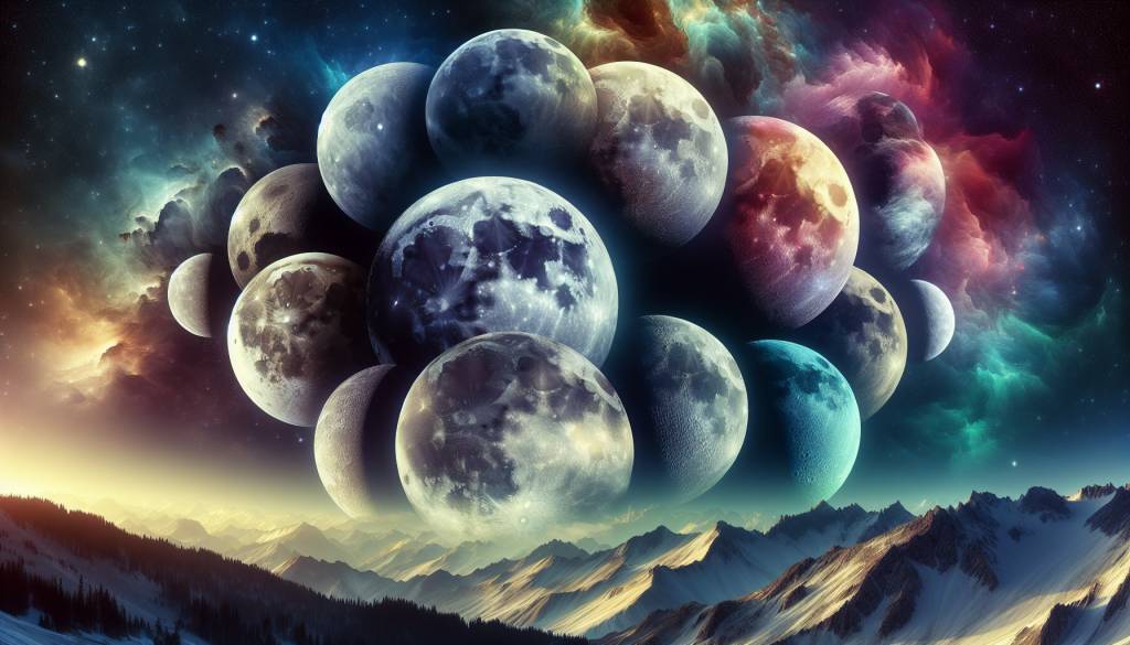 Influences lunaires: comprendre les différentes couleurs de la lune