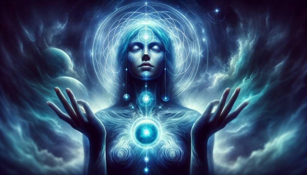 Aura bleu: signification, perception et interprétation