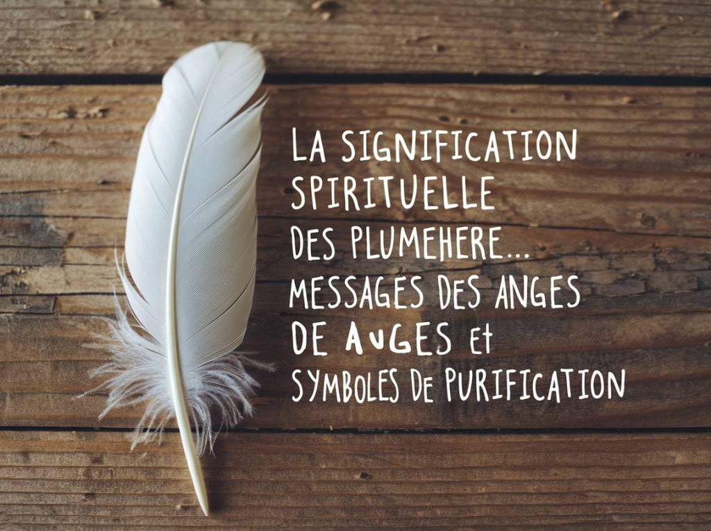 "La signification spirituelle des plumes blanches: messages des anges et symboles de purification"