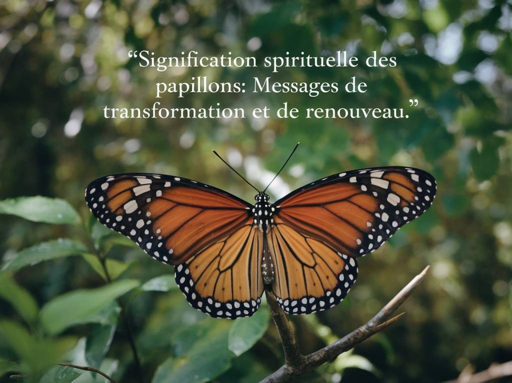 Signification spirituelle des papillons : messages de transformation et de renouveau